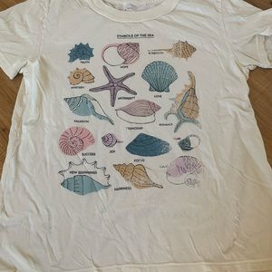 Pacsun sea shell t shirt